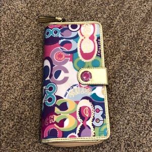 Authentic coach wallet 4x8